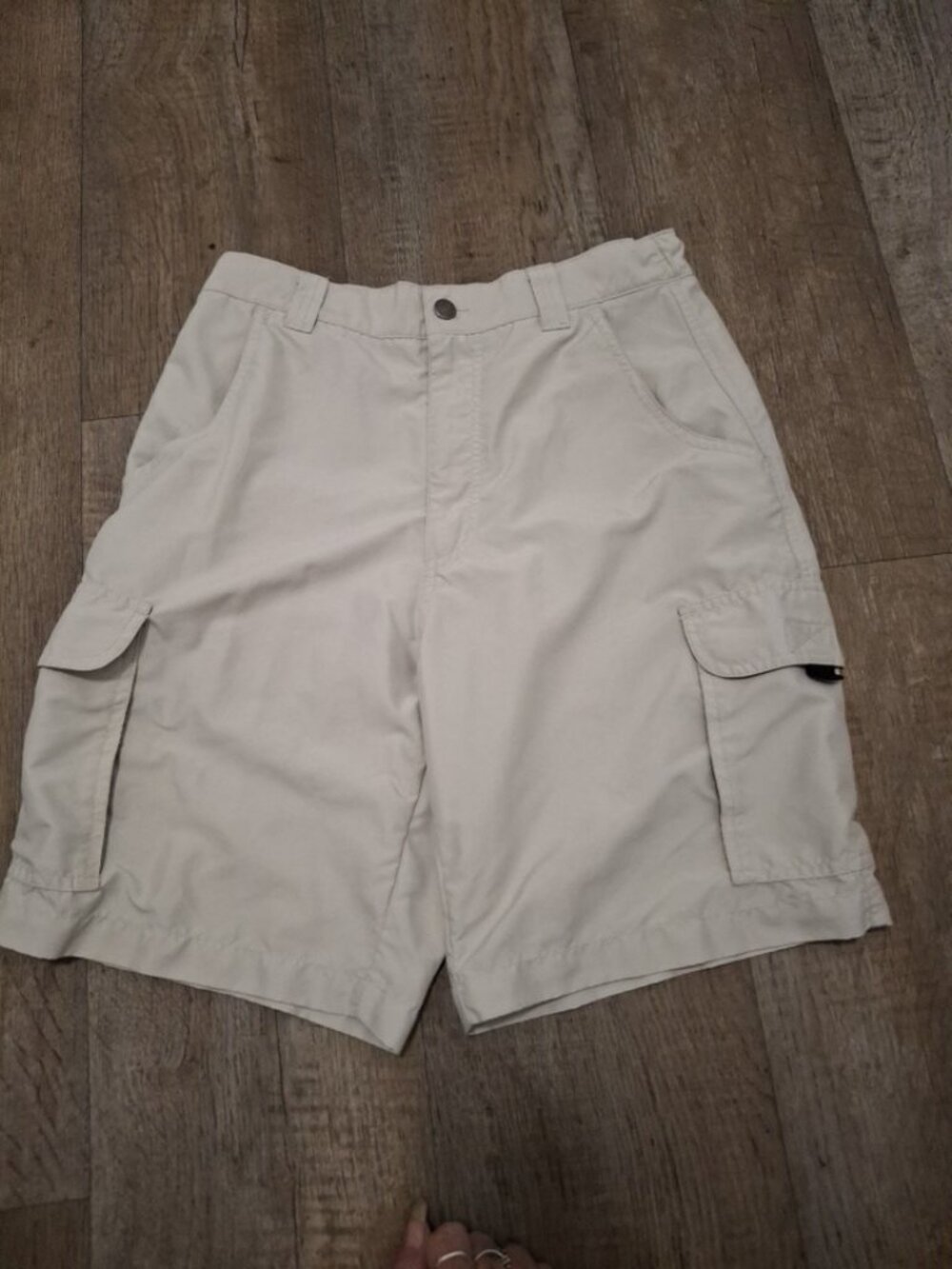 EXCEED Boy's Khaki Cargo 9" Shorts Flat Front Kids Size 16